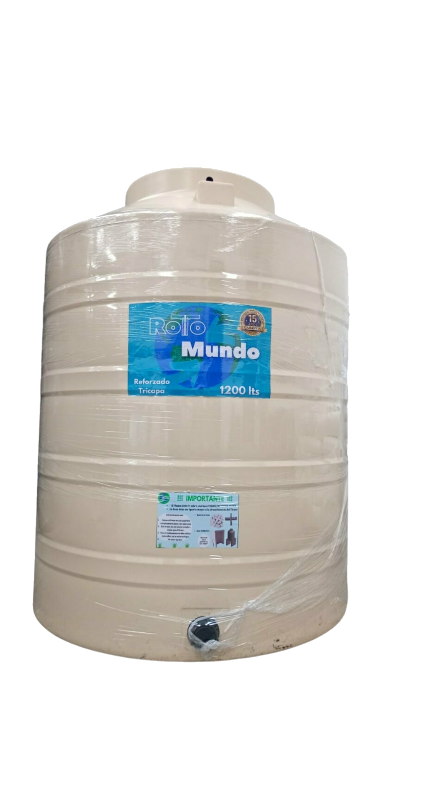 Tinaco Tricapa Beige 1200 Lts